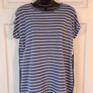 Stylus NWT Blue Striped Top